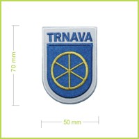 TRNAVA - vyšívaná nášivka
