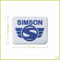 SIMSON 1 - vyšívaná nášivka