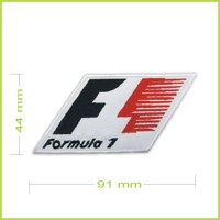 FORMULA F1 - vyšívaná nášivka