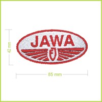 JAWA - vyšívaná nášivka