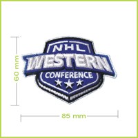 NHL WESTERN CONFERENCE - vyšívaná nášivka