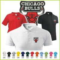 CHICAGO BULLS - vyšívaná polokošeľa