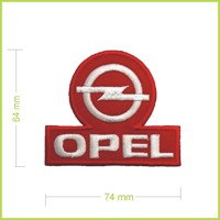 OPEL I - vyšívaná nášivka