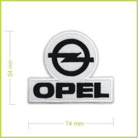 OPEL II - vyšívaná nášivka