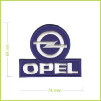 OPEL 3 - vyšívaná nášivka