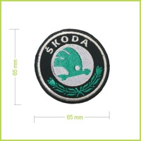 ŠKODA - vyšívaná nášivka