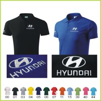 HYUNDAI - vyšívaná polokošeľa