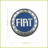 FIAT - vyšívaná nášivka