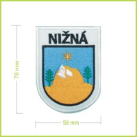 Nižná - vyšívaná nášivka