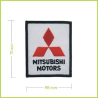 MITSUBISHI II- vyšívaná nášivka