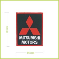 MITSUBISHI III- vyšívaná nášivka