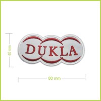 DUKLA - vyšívaná nášivka