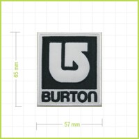 BURTON 2 - vyšívaná nášivka