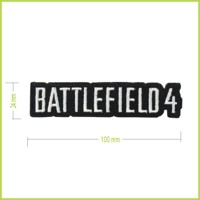 BATTLEFIELD 4 - vyšívaná nášivka