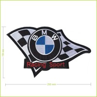BMW RACING XXL - vyšívaná nášivka