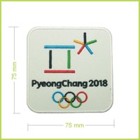 PyeongChang 2018 - vyšívaná nášivka
