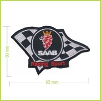 SAAB RACING SPORT- vyšívaná nášivka