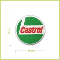 CASTROL - vyšívaná nášivka