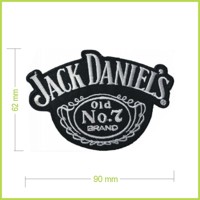 JACK DANIELS  - vyšívaná nášivka
