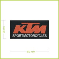 KTM - vyšívaná nášivka