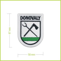 DONOVALY - vyšívaná nášivka