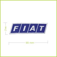 FIAT 1 - vyšívaná nášivka