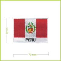 PERU - vyšívaná nášivka