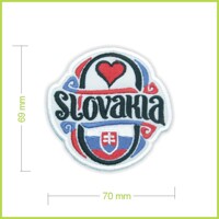 SLOVENSKÝ ZNAK 35 - vyšívaná nášivka