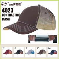 šiltovka coFEE - 4023 CONTRASTING MESH