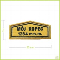 MÔJ KONČIAR - vyšívaná nášivka Slovenských končiarov
