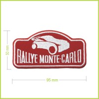RALLYE MONTE-CARLO - vyšívaná nášivka