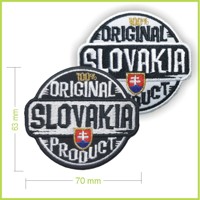 ORIGINAL SLOVAKIA PRODUCT - vyšívaná nášivka