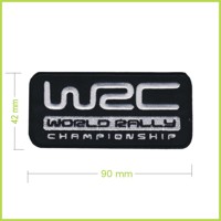 WRC - vyšívaná nášivka