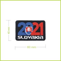 SLOVAKIA 2021 - vyšívaná nášivka