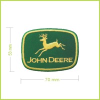 JOHN DEER 2 - vyšívaná nášivka