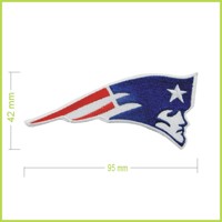 New England Patriots - vyšívaná nášivka