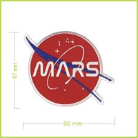 MARS 2020 - vyšívaná nášivka