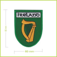 IRELAND 1 - vyšívaná nášivka