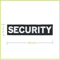 SECURITY - vyšívaná nášivka