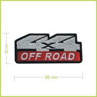 OFF ROAD 4x4 - vyšívaná nášivka