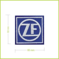ZF - vyšívaná nášivka