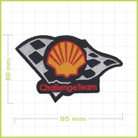 Shell Challenge Team - vyšívaná nášivka