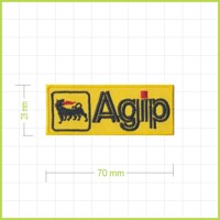 AGIP - vyšívaná nášivka