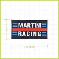 MARTINI RACING - vyšívaná nášivka