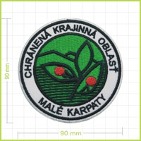 CHKO MALÉ KARPATY - vyšívaná nášivka 90mm