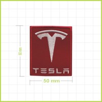 Tesla 1- vyšívaná nášivka
