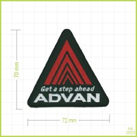 ADVAN - vyšívaná nášivka