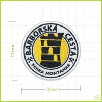 Barborská cesta - vyšívaná nášivka