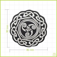 Keltský ornament 1 - vyšívaná nášivka