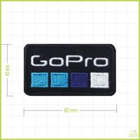 GO PRO - vyšívaná nášivka